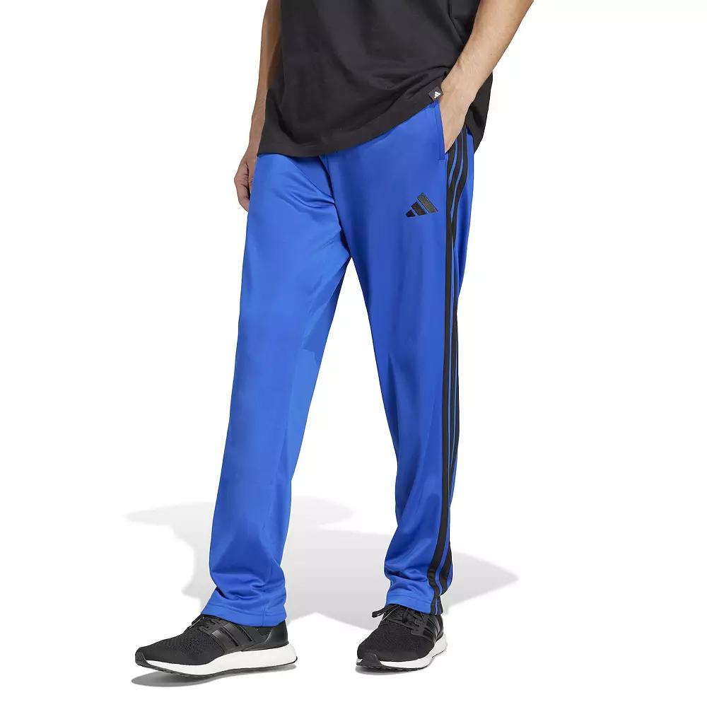Big & Tall adidas 3-Stripes Tricot Open Hem Track Pants, Men's,  Product Image