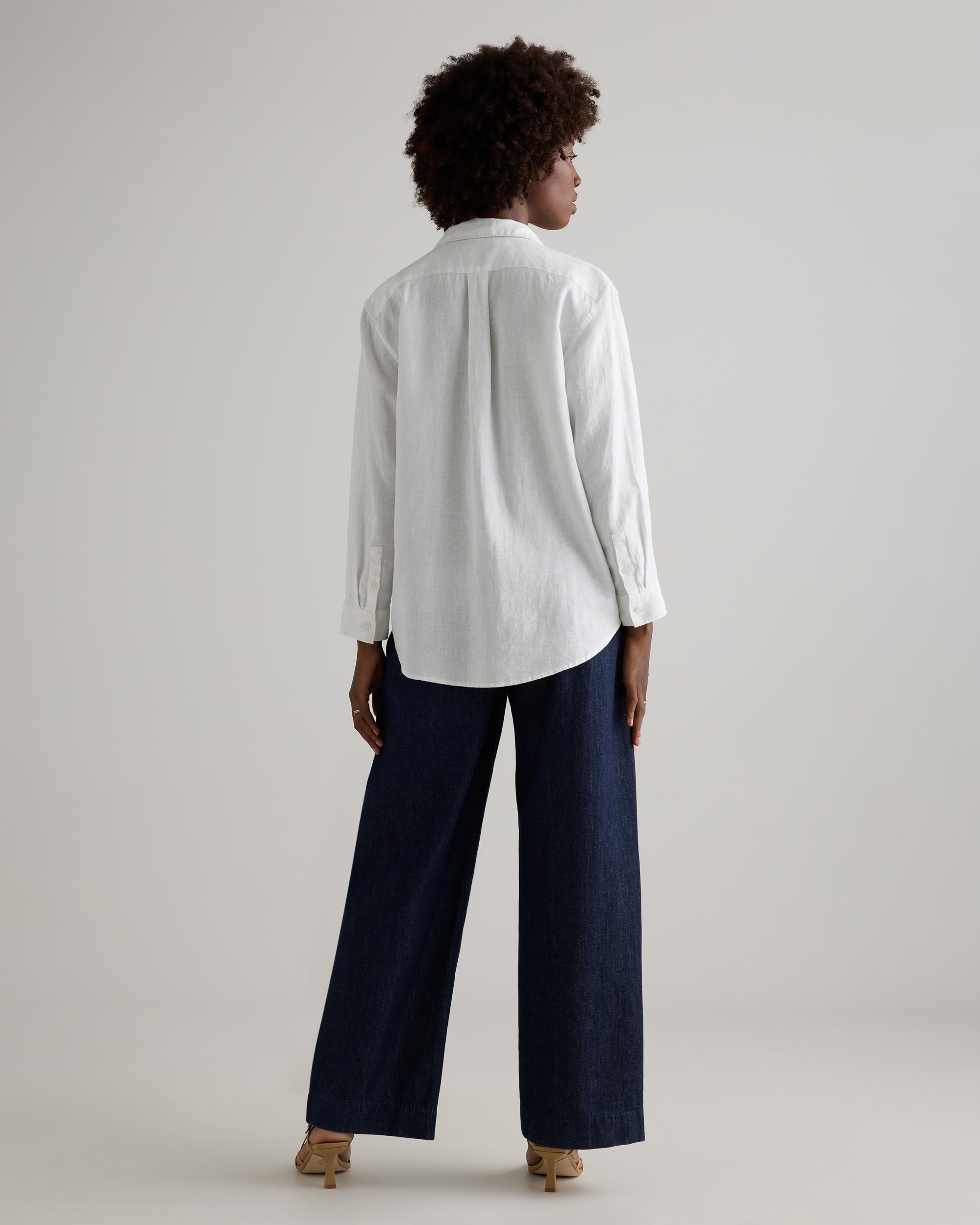 Quince | Women's Long Sleeve Shirt Linen Product Image