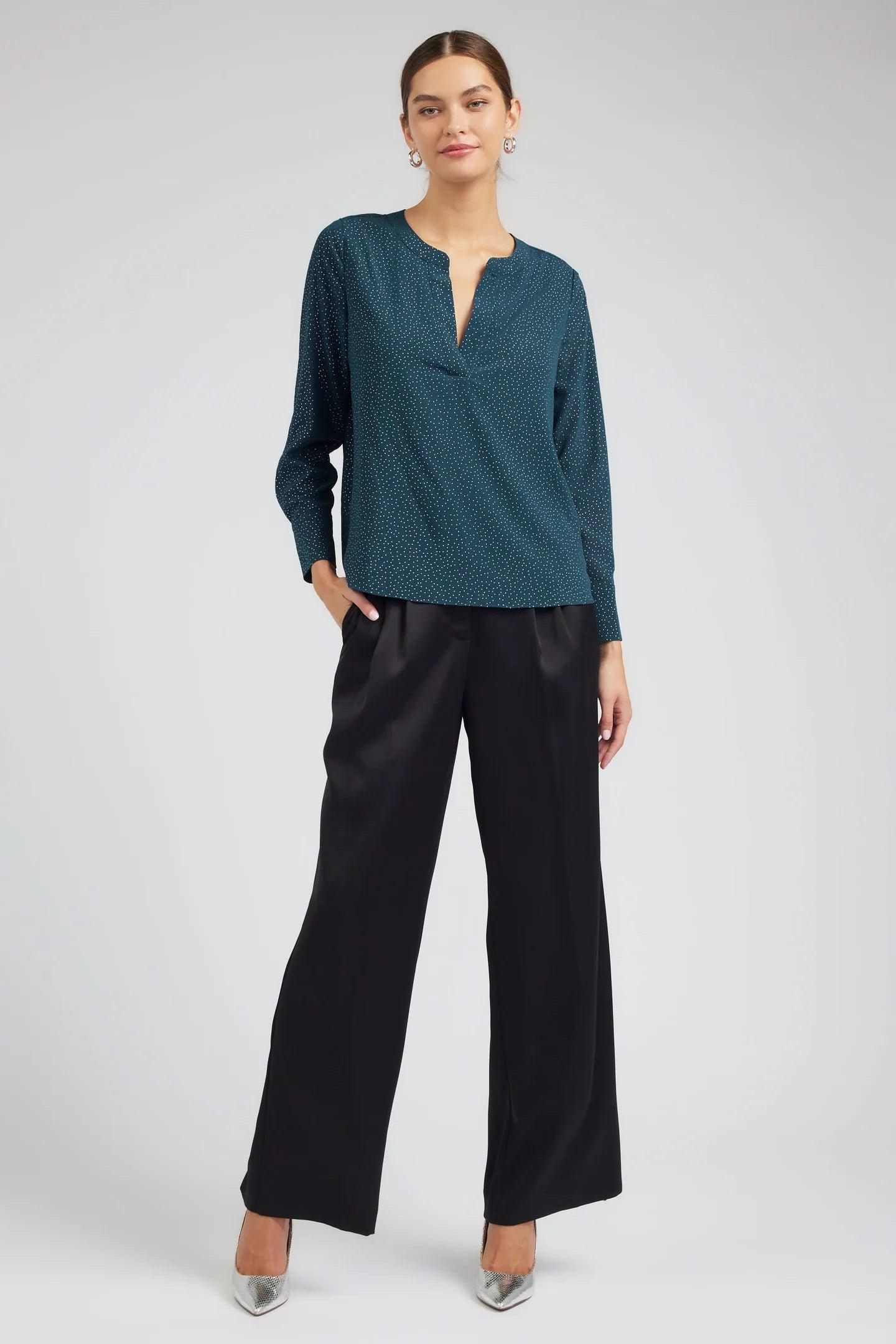 Mandarin Collar Top Product Image