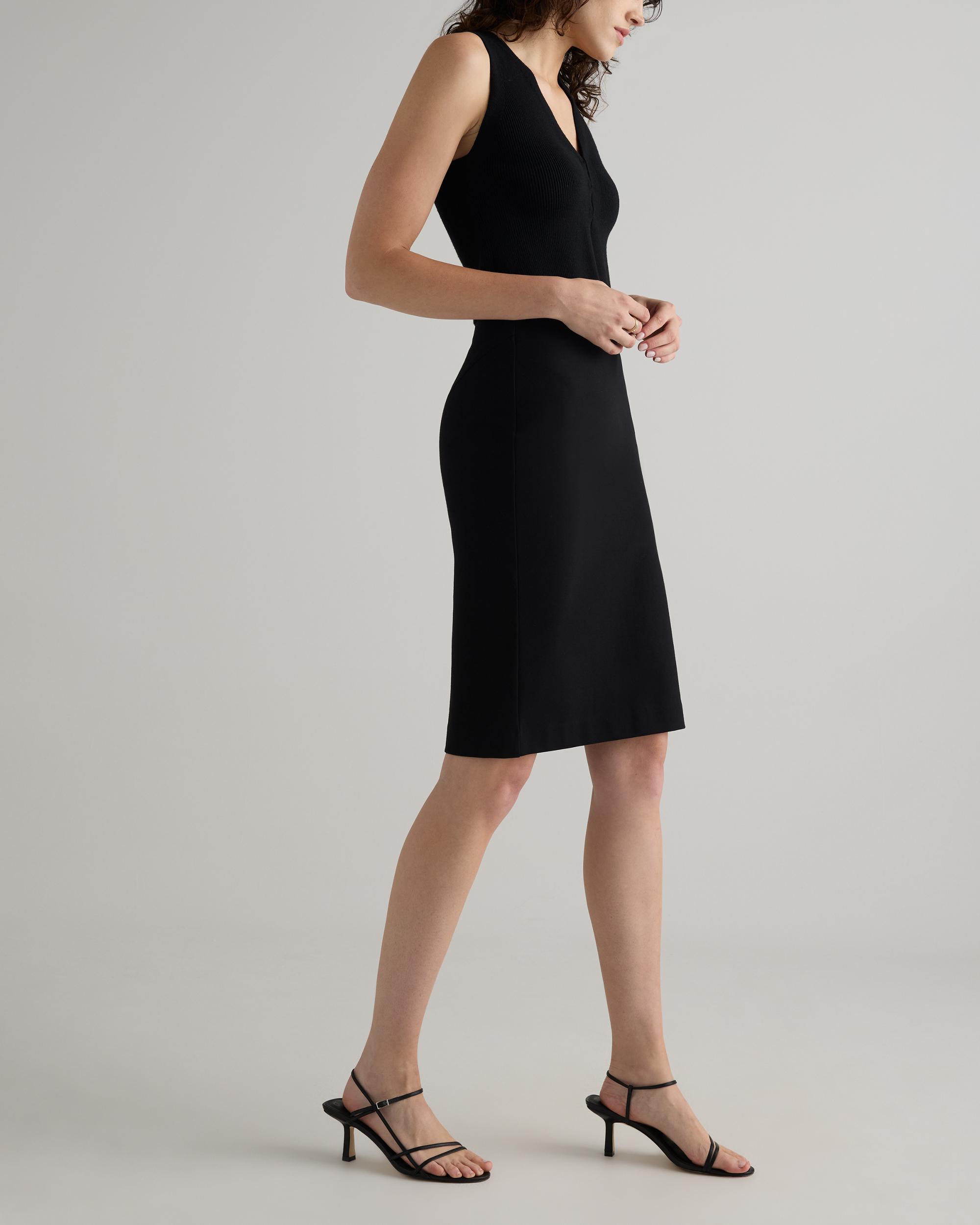 Quince | Women's Ultra-Stretch Ponte Pencil Skirt Rayon Product Image