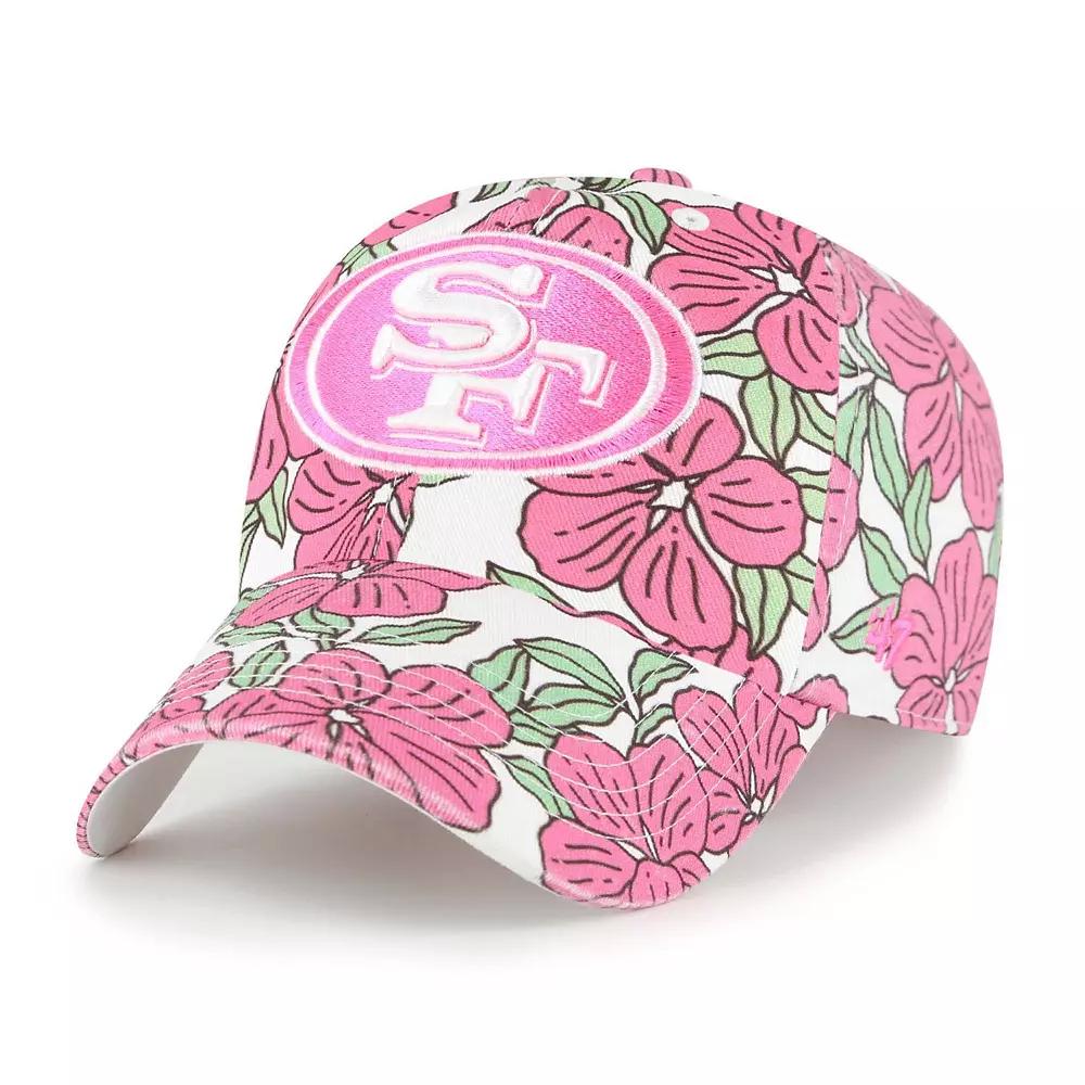 Women's '47 White San Francisco 49ers Florentina Clean Up Adjustable Hat Product Image