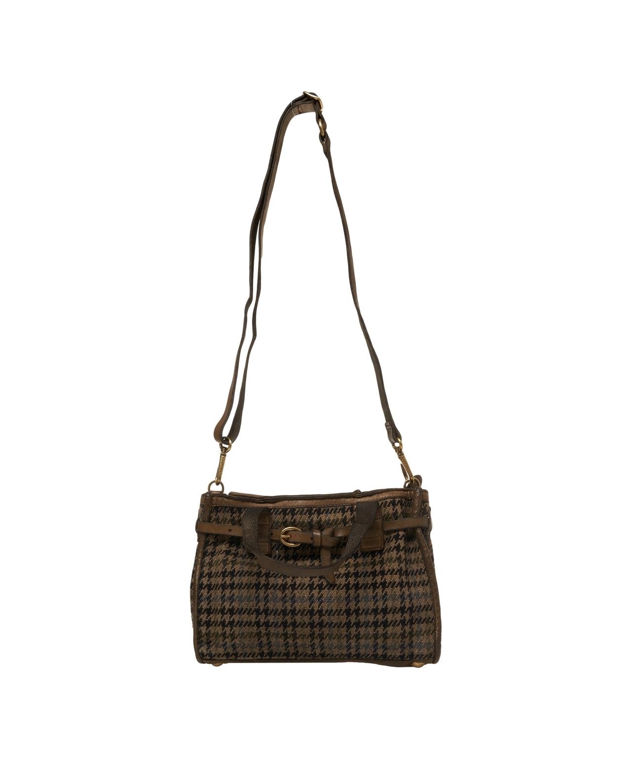 Shopper with houndùstooth pattern Product Image