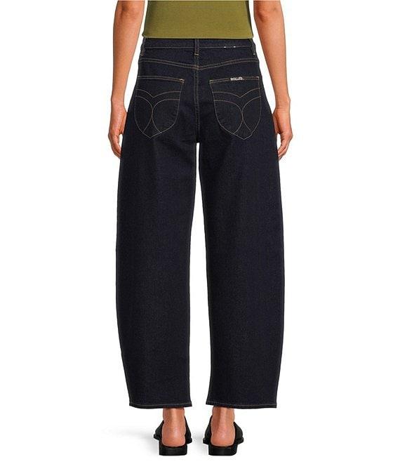 Rolla's Gigi Barrel Ava Mid Rise Wide Leg Jeans Product Image