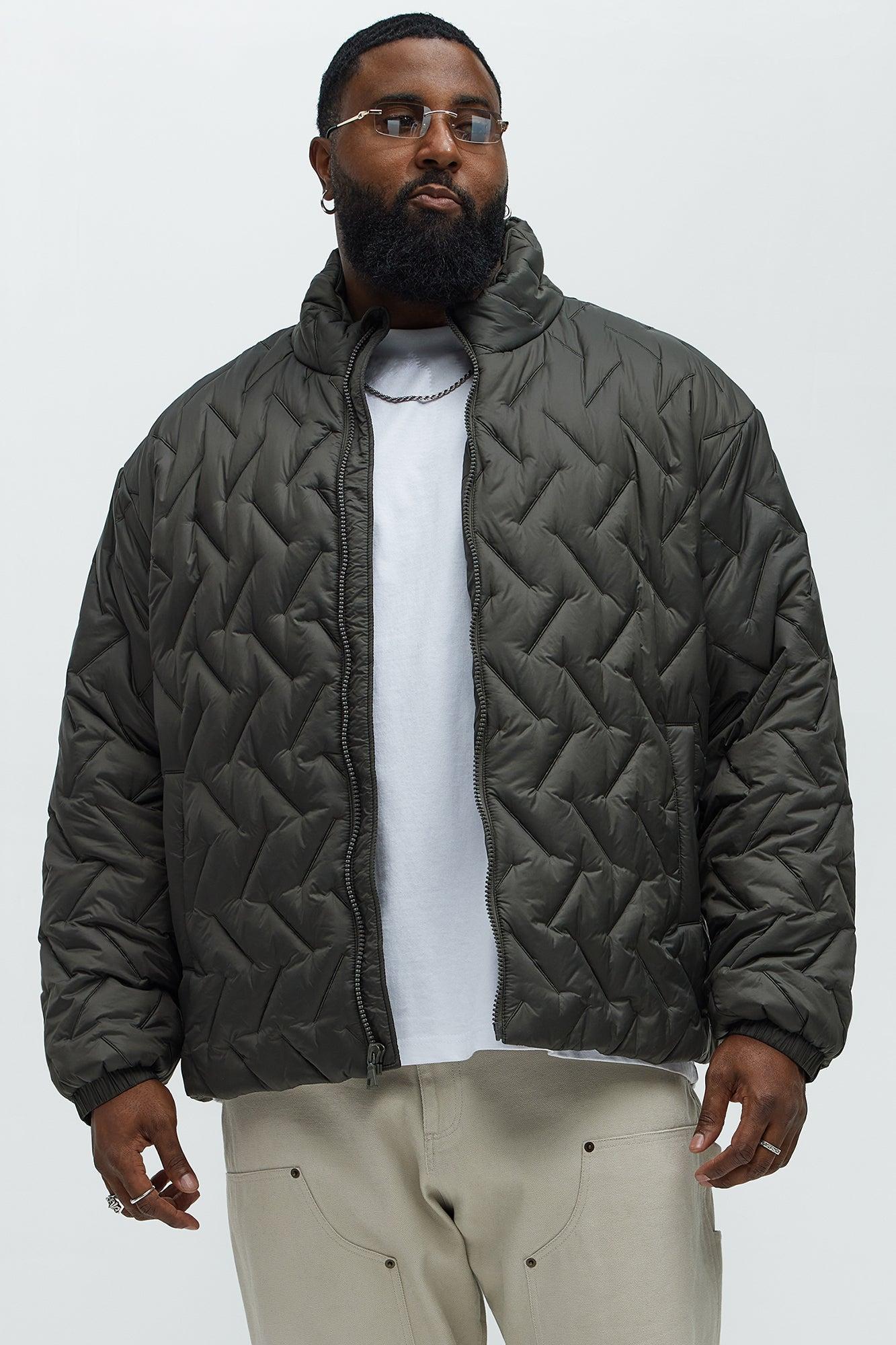 Off Road Quilted Jacket - Charcoal Product Image
