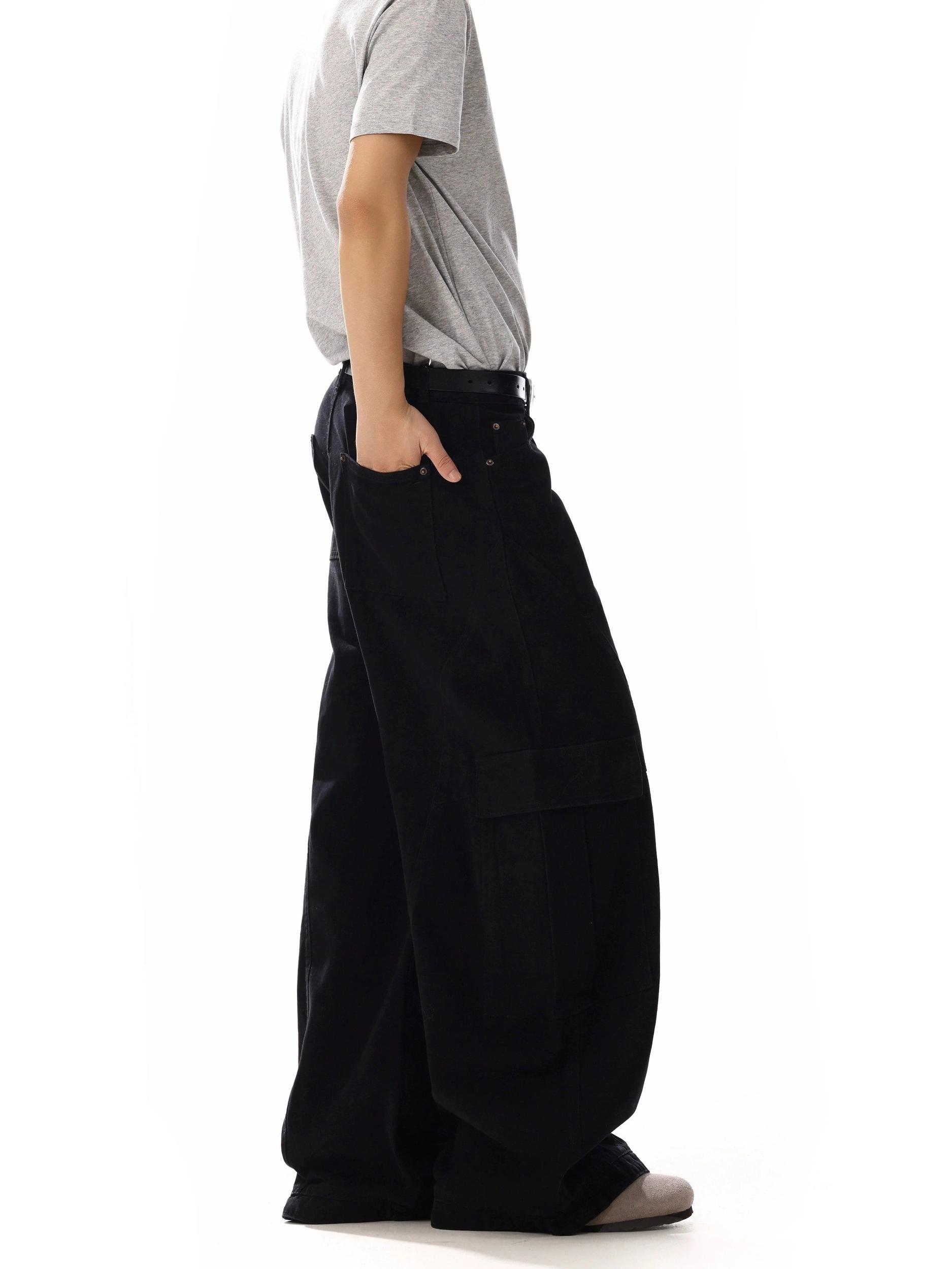 RT No. 18712 RECONSTRUCTED SCIMITAR CARGO PANTS Product Image