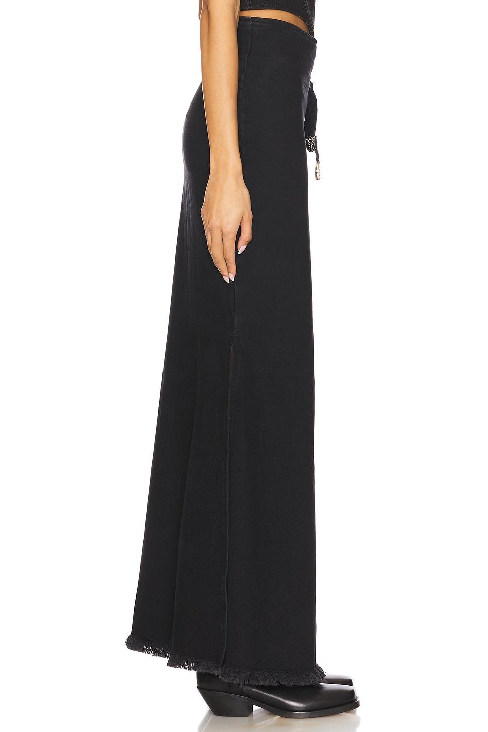Western Maxi Skirt Understated Leather Product Image