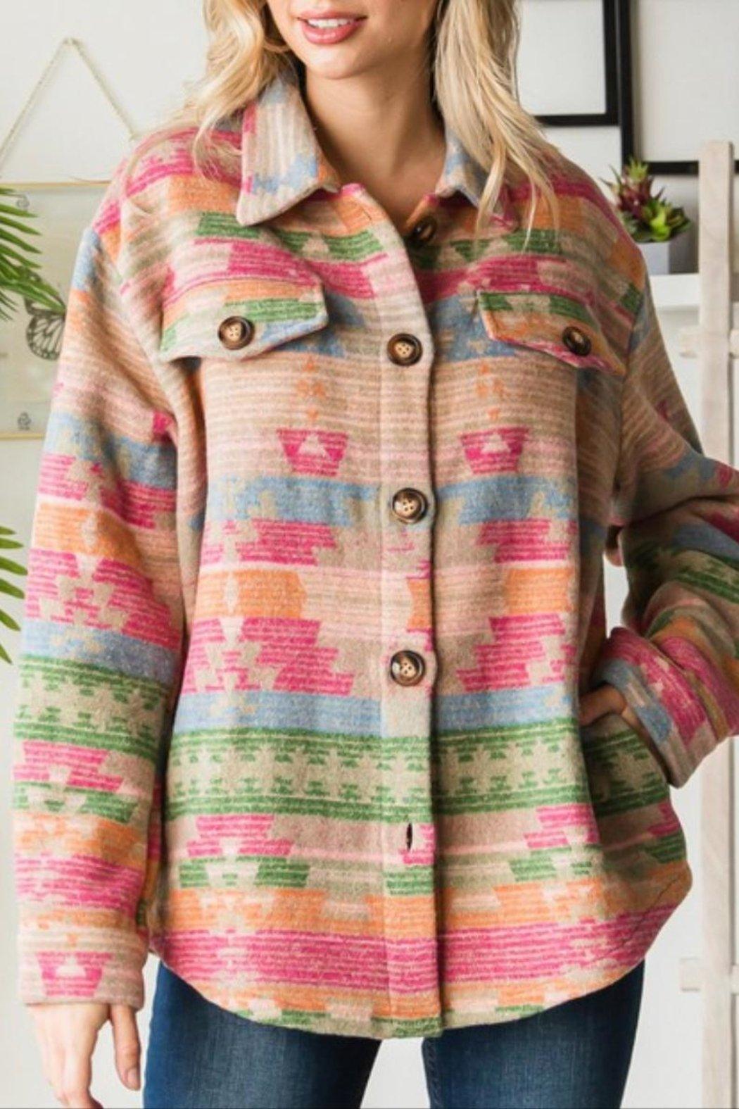 Aztec Shacket Product Image
