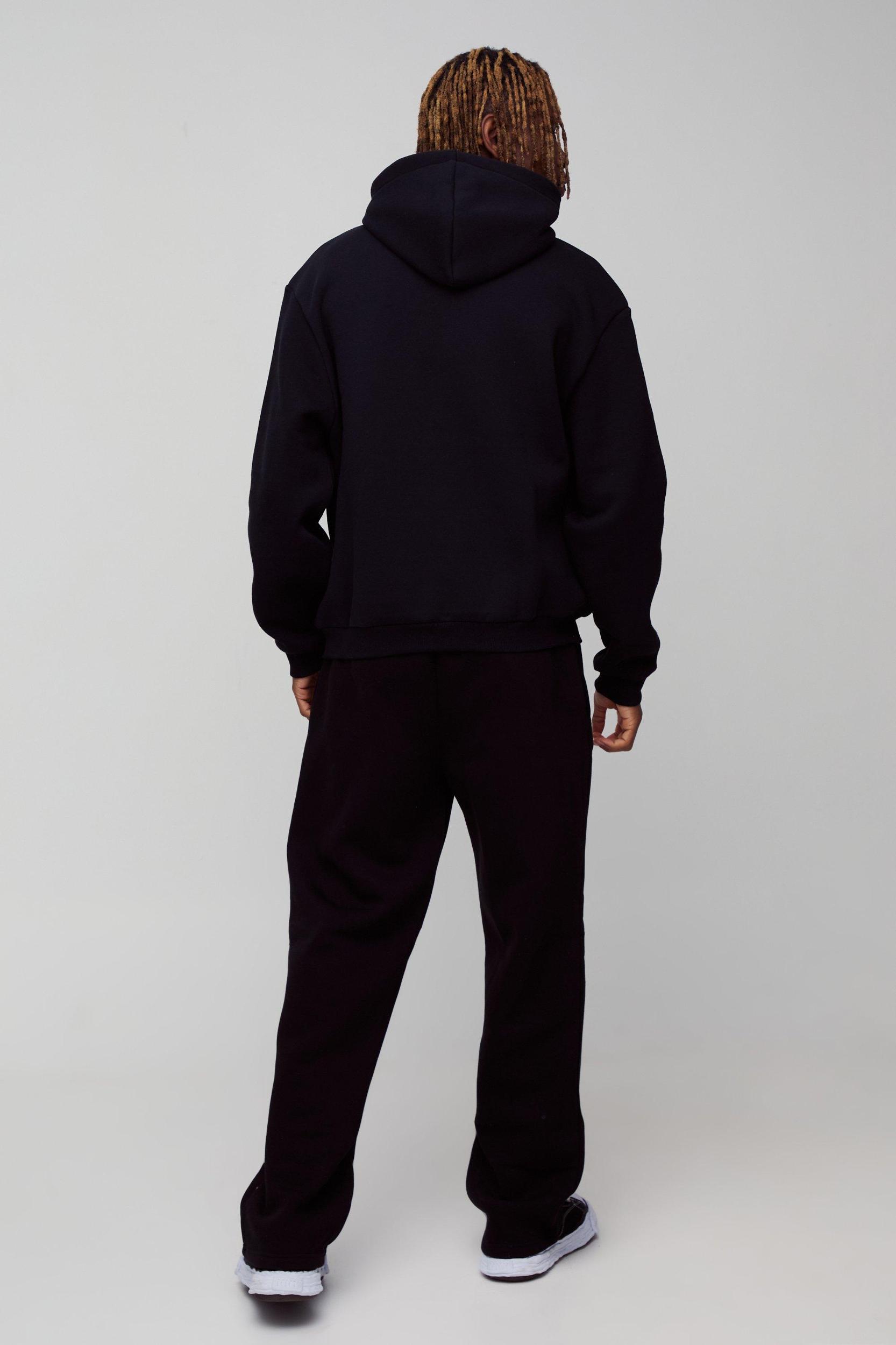 Tall Oversized MMXIII Embossed Hoodie | boohooMAN USA Product Image