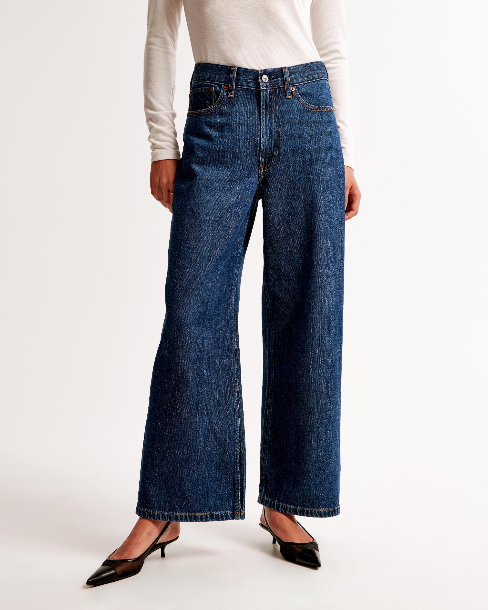 High Rise Cropped Wide Leg Jean Product Image