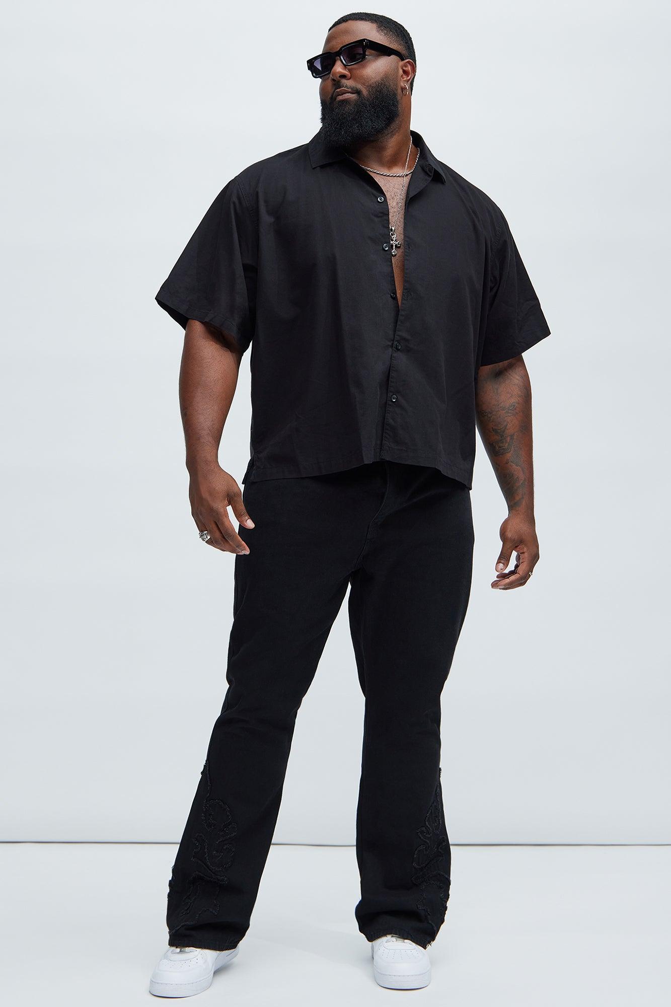 Tumble Slim Flare Jeans - Black Product Image