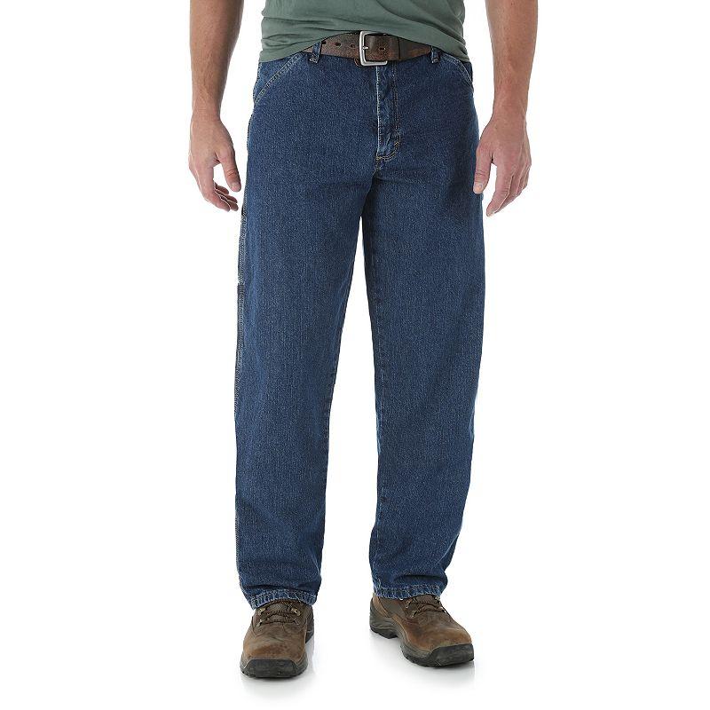 Mens Wrangler Carpenter Jeans Grey Wash Product Image