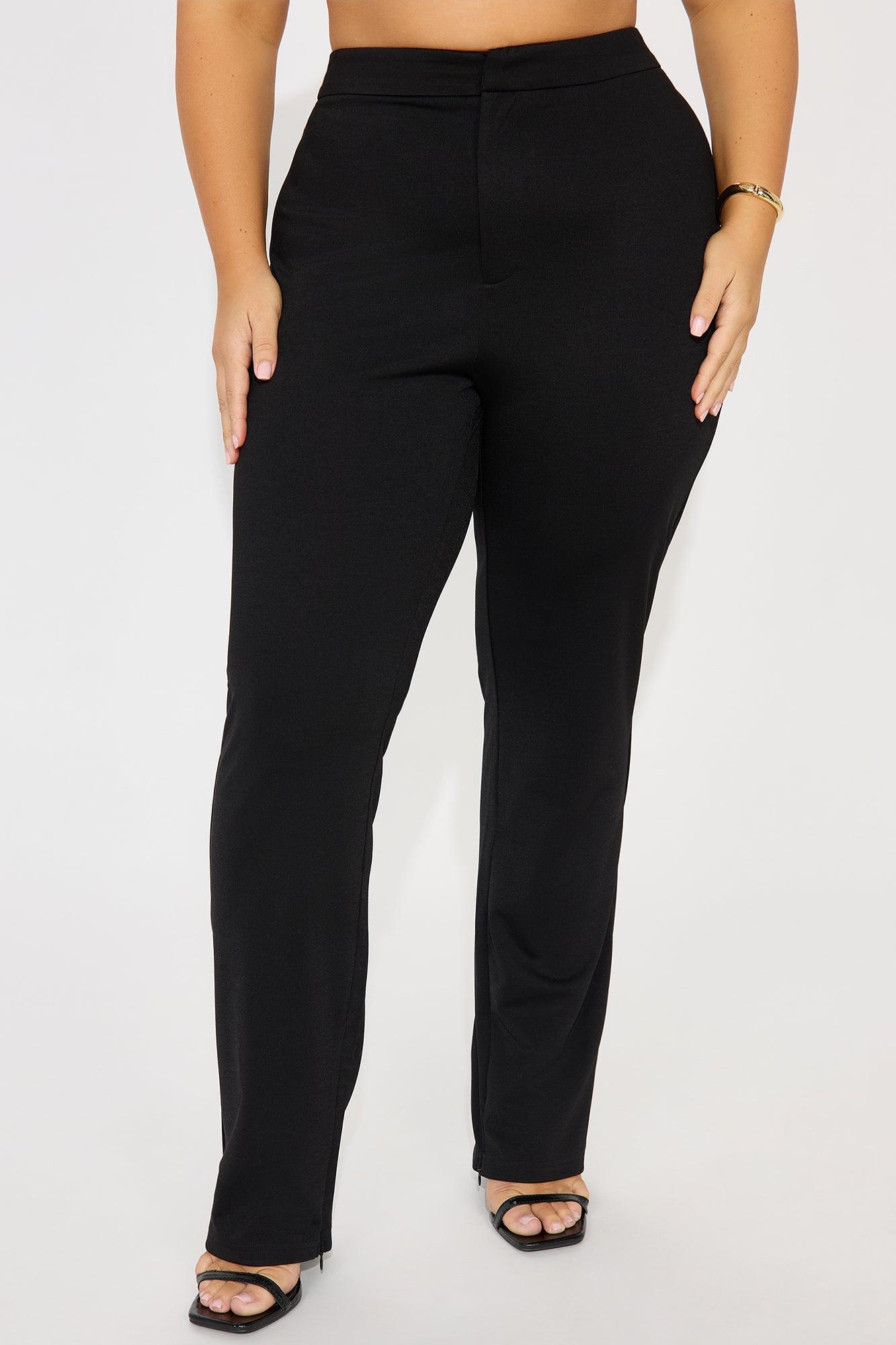 Gotta Kick it Straight Leg Trouser - Black Product Image