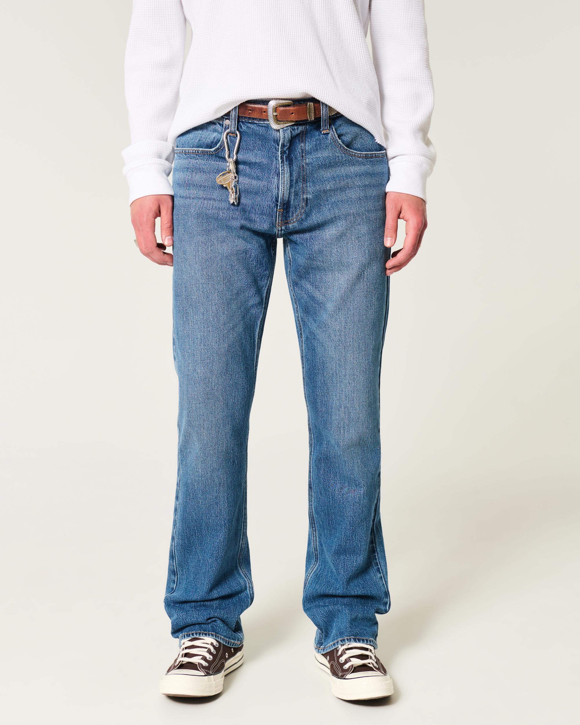 Dark Wash Bootcut Jeans Product Image