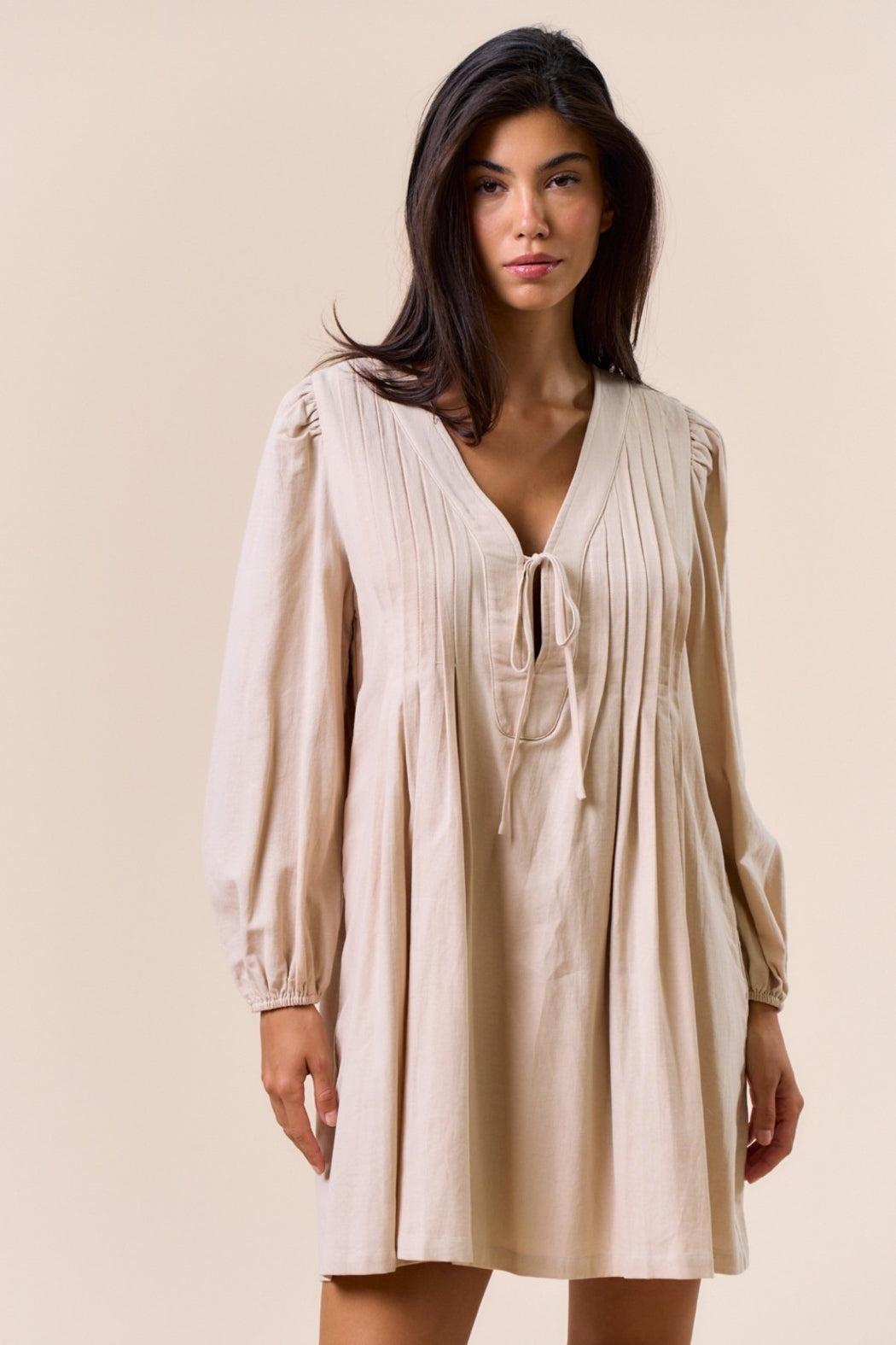 Vee Neck Puff Sleeve Product Image