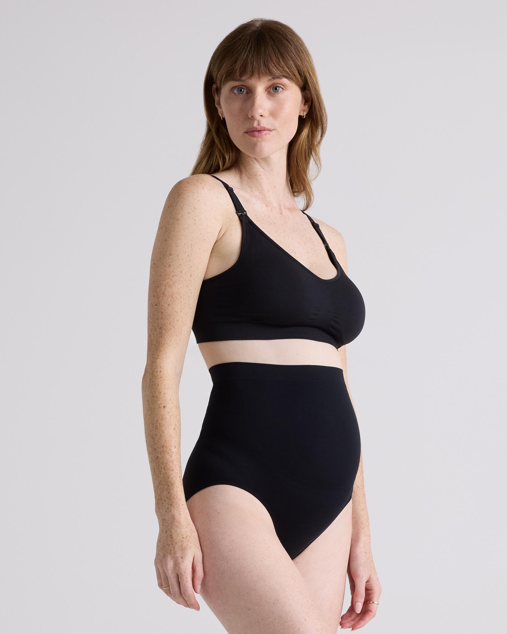 Quince | Women's Seamless Over The Belly Support Brief Cotton Product Image