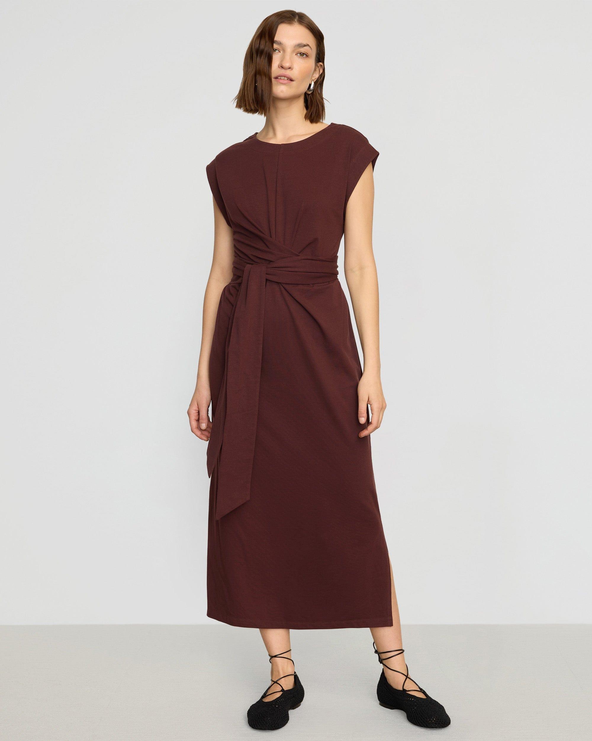 Fei Tie-Front Organic Cotton Dress Product Image