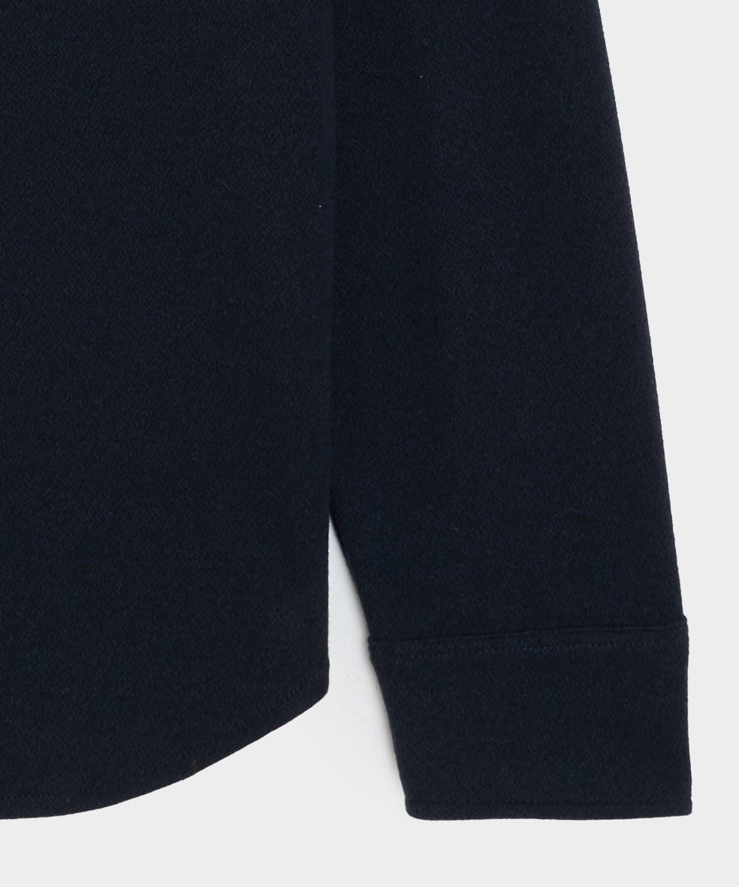 Knit Military Shirt Jacket Product Image