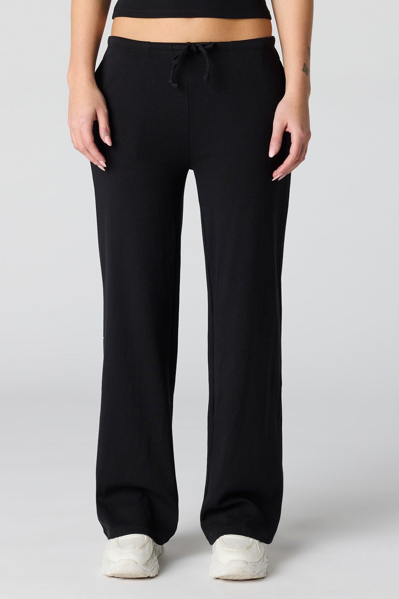 Ribbed Wide Leg Pant Female Product Image