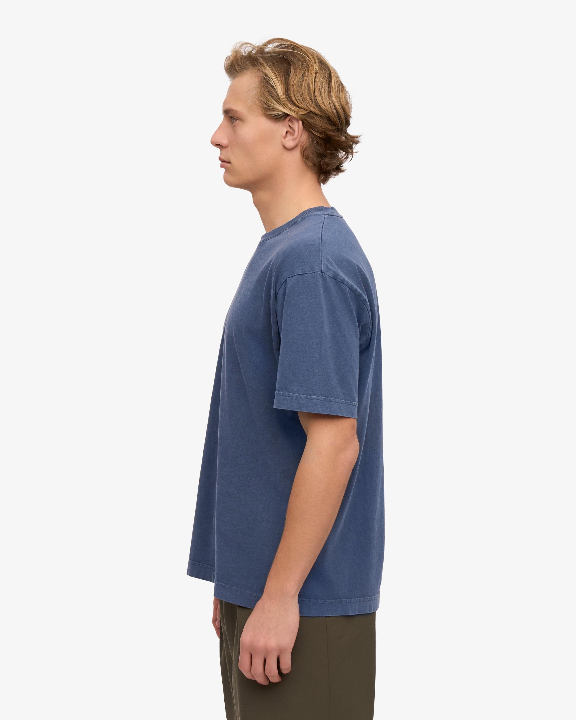 Oversized Organic T-Shirt - Neptune Blue Product Image