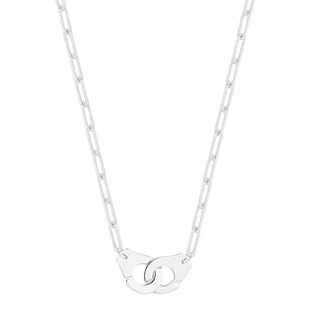 Sunkissed Sterling 14k Gold over Silver Handcuff Choker Necklace, Women's, Size: 15", Silver Tone Product Image