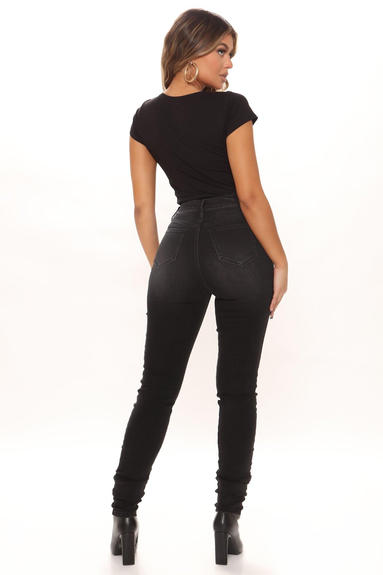 Tall Jessica Skinny Jeans - Black Product Image