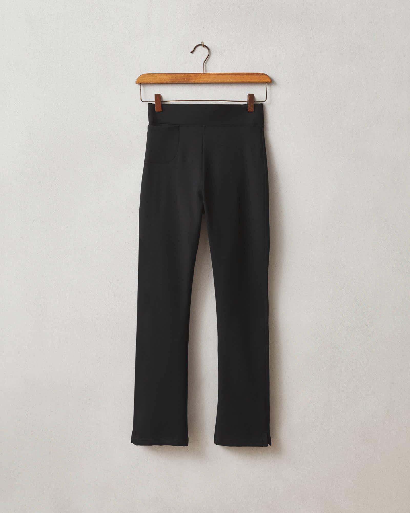 Ponte Kick Flare Pant - Super Black Female Product Image
