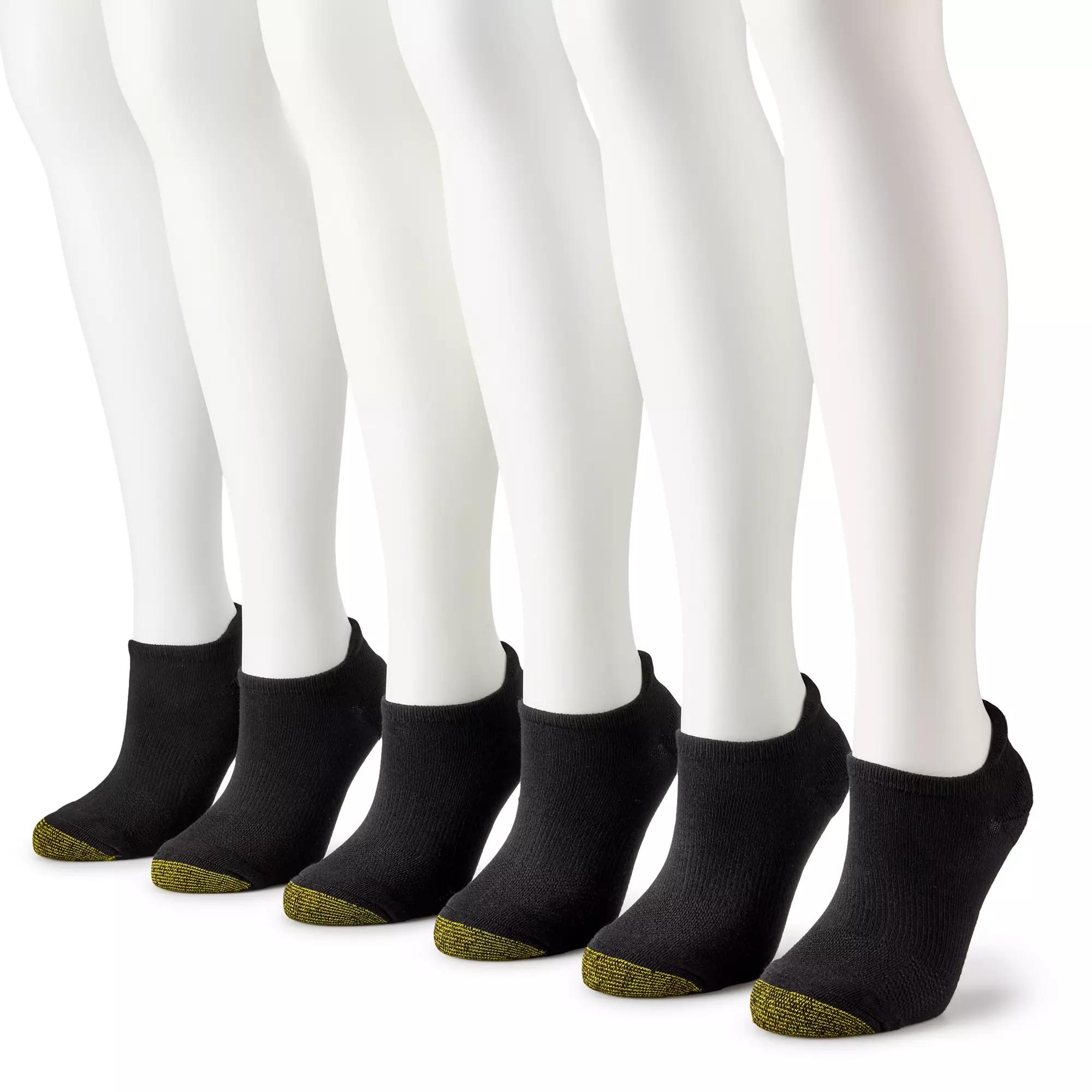 Women's GOLDTOE® 6-Pack Vacay Cushion Tab No-Show Socks,  Product Image