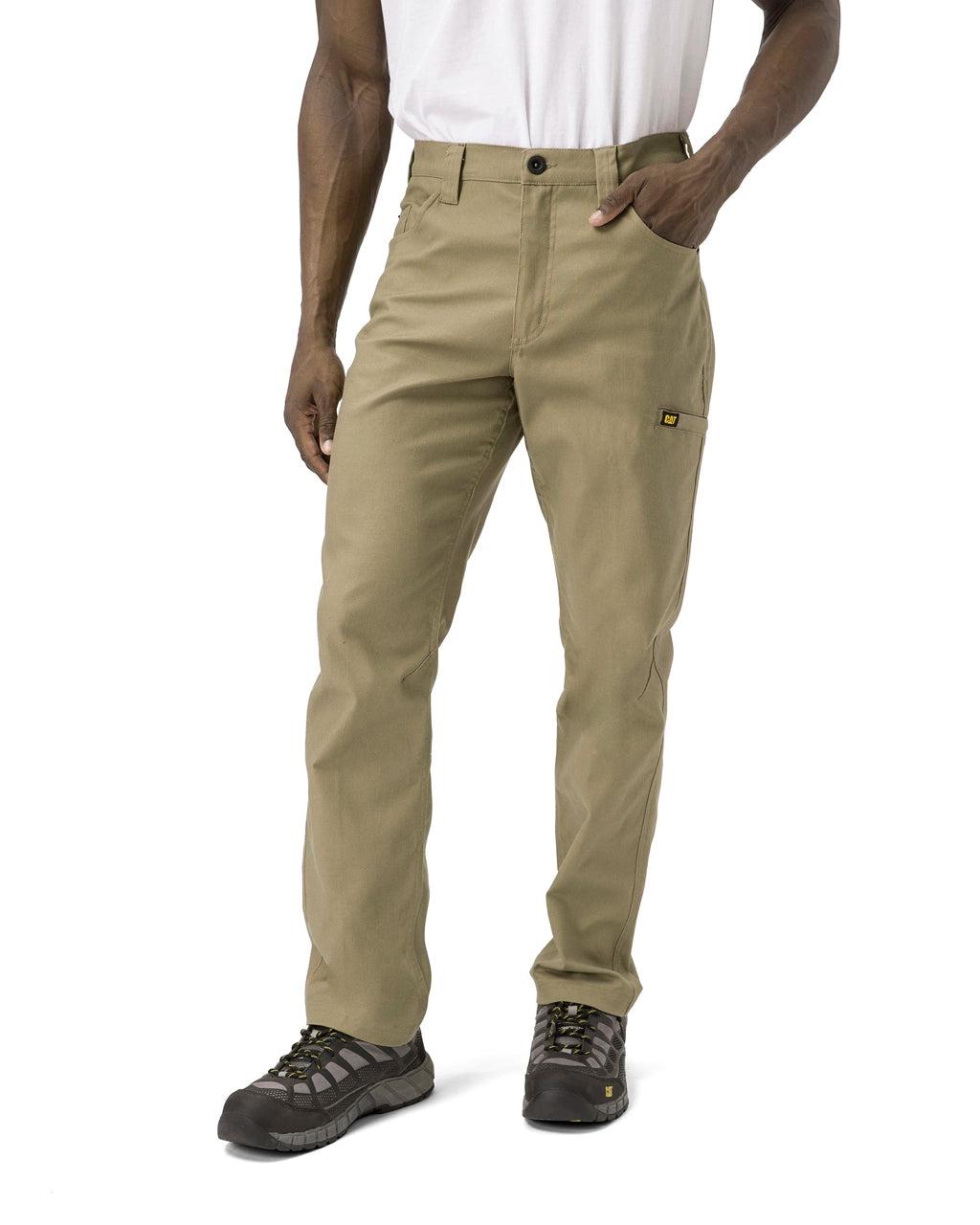 Men's Stretch Canvas Utility Work Pants Straight Fit Eureka Shopping
