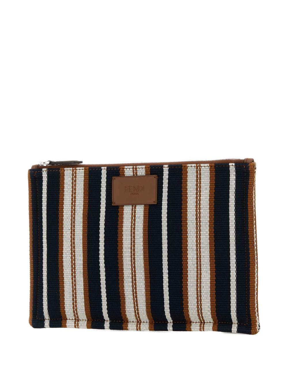 striped clutch bag Product Image
