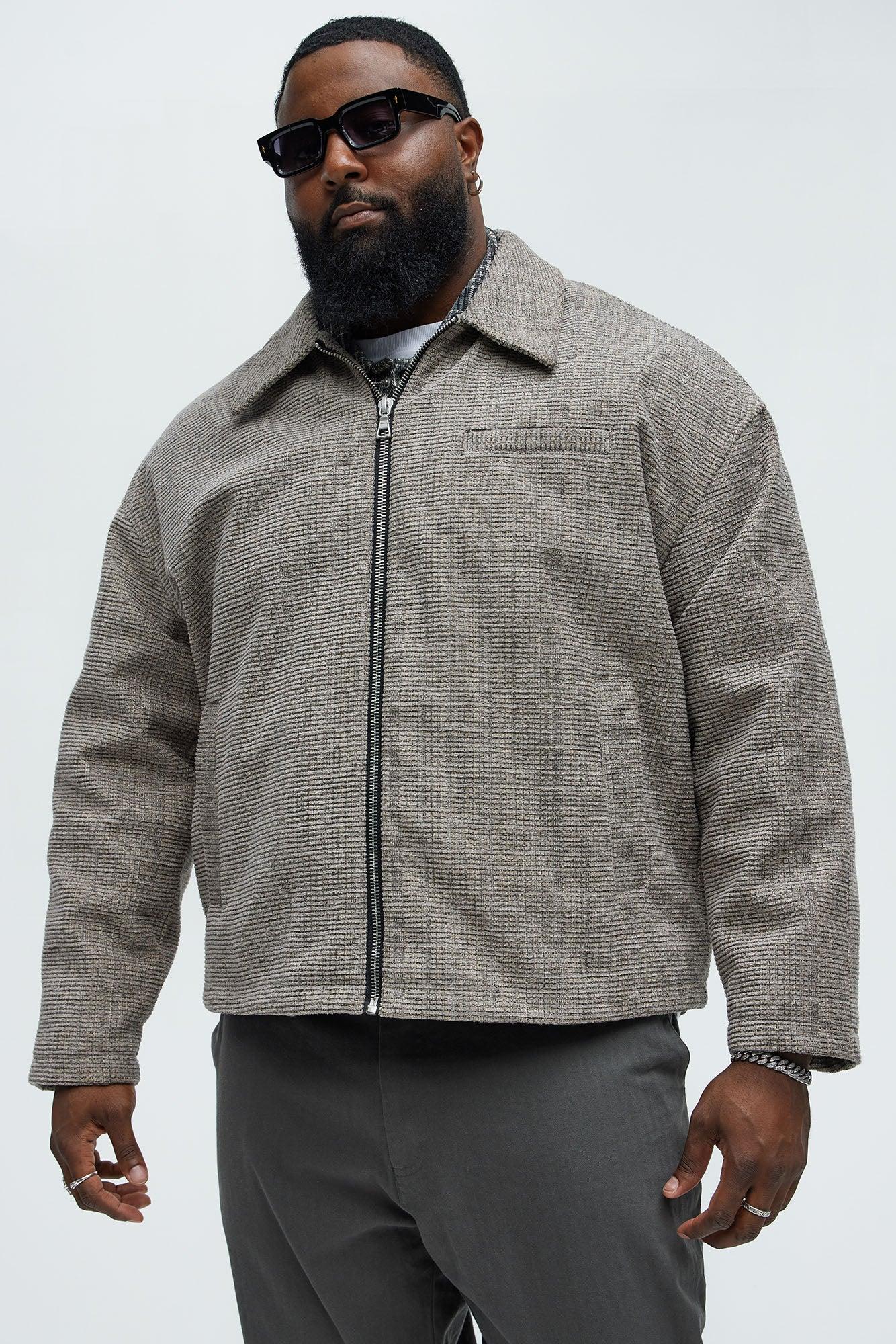 Farmington Textured Work Jacket - Grey Product Image