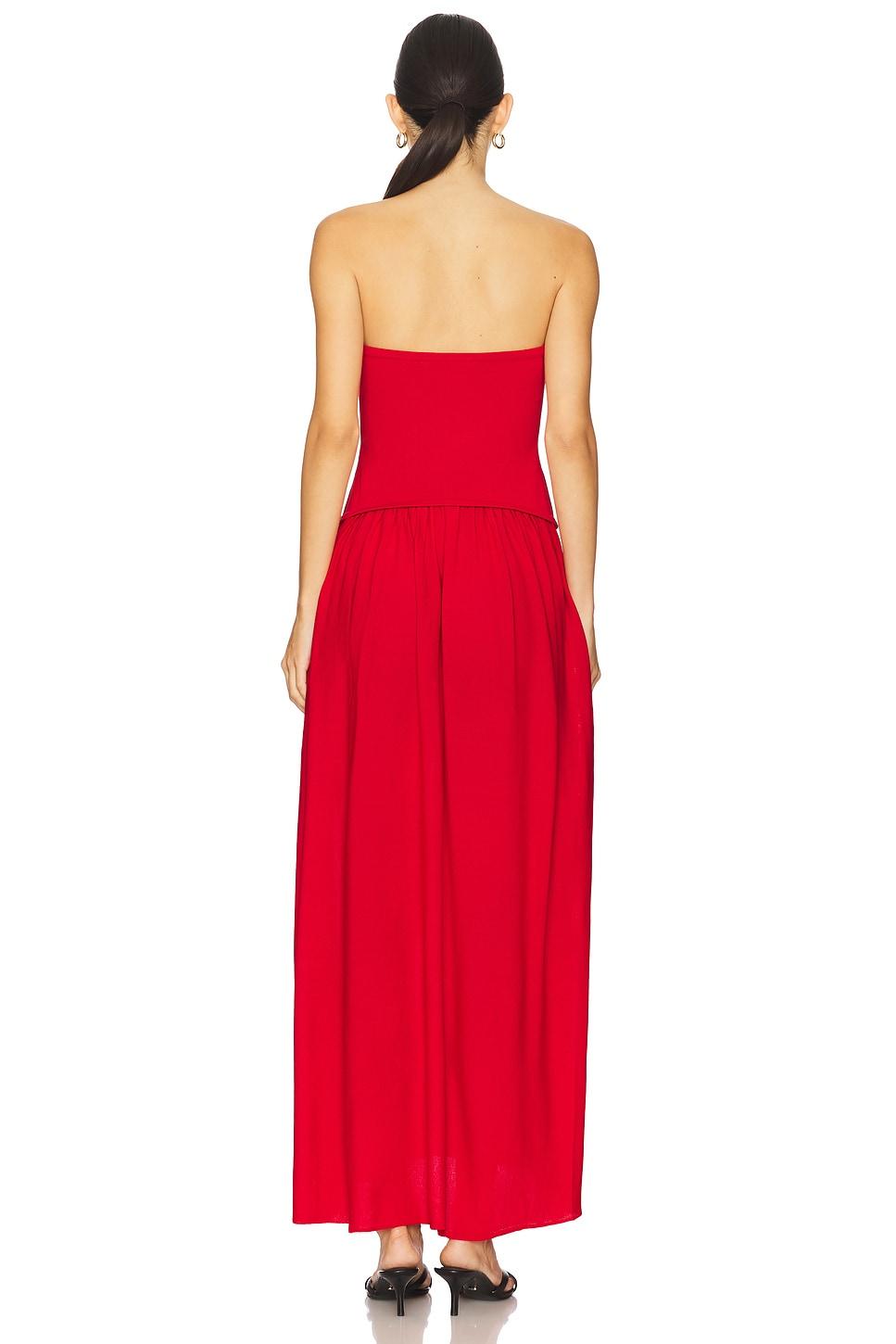 The Strapless Soglio Dress Solid & Striped Product Image