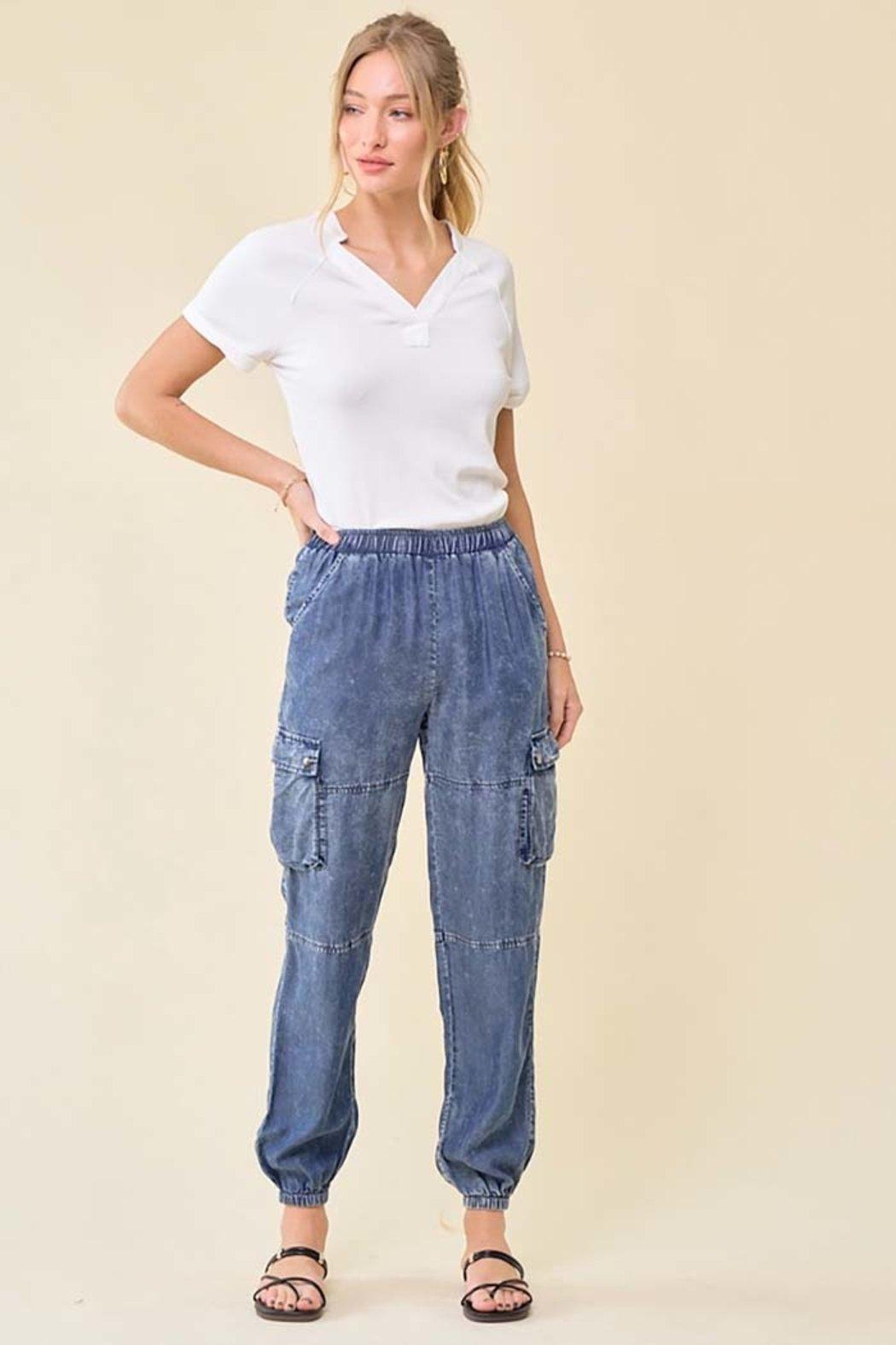 Denim Cargo Jogger Product Image