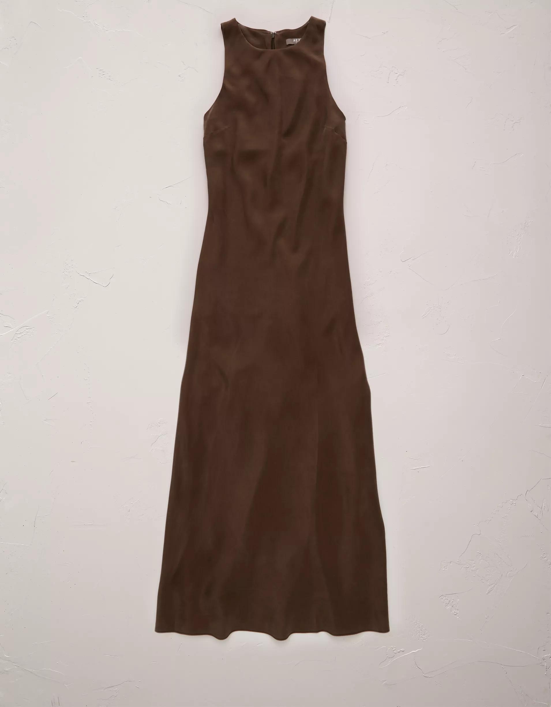 AE77 Premium Silk Maxi Dress Product Image