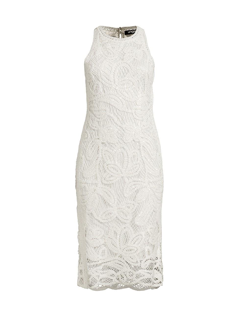 Womens Reena Crochet Sleeveless Midi-Dress Product Image