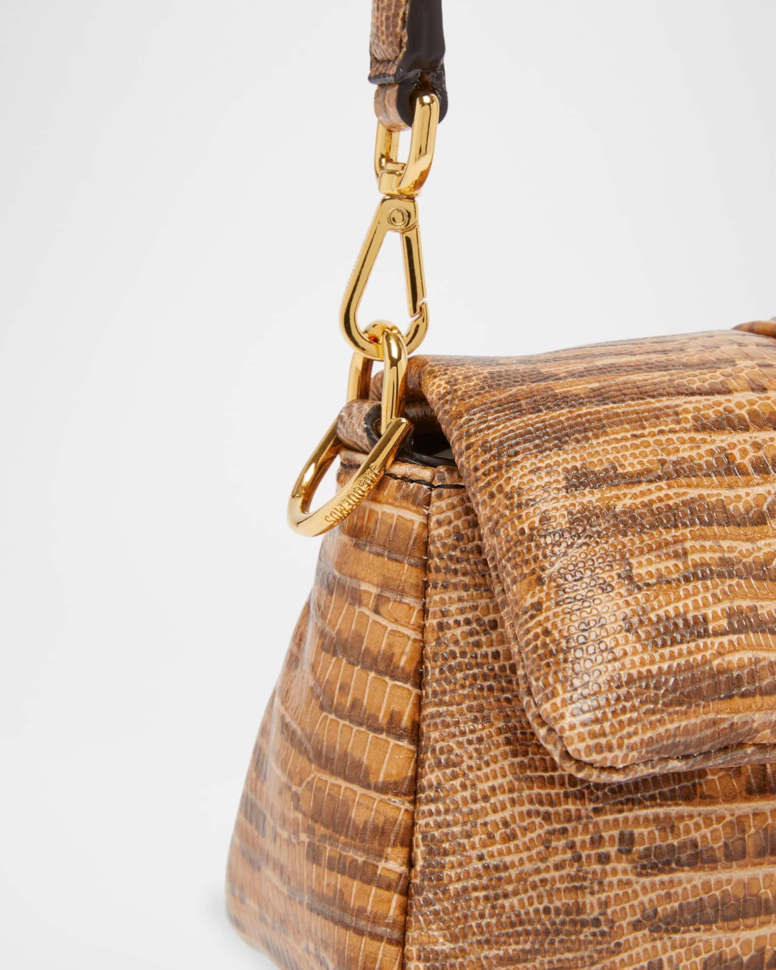 Le  Petit Bambimou Croc-Embossed Leather Shoulder Bag Product Image