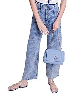 Womens Rhinestone Baggy Jeans Product Image