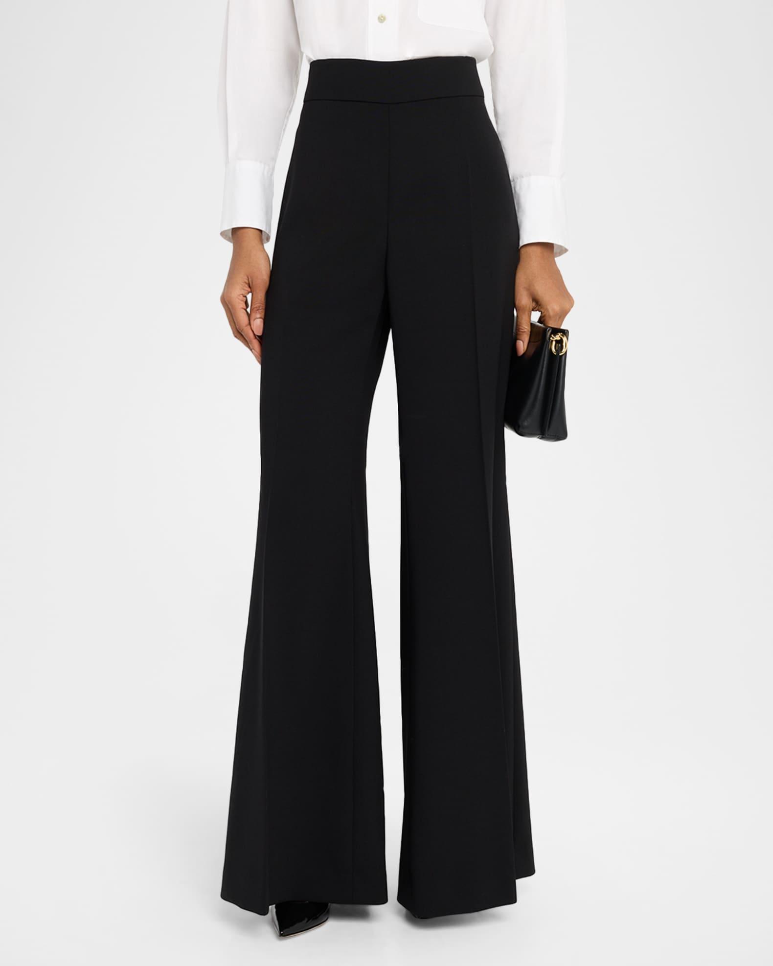 High-Rise Wide Leg Wool Pants Product Image