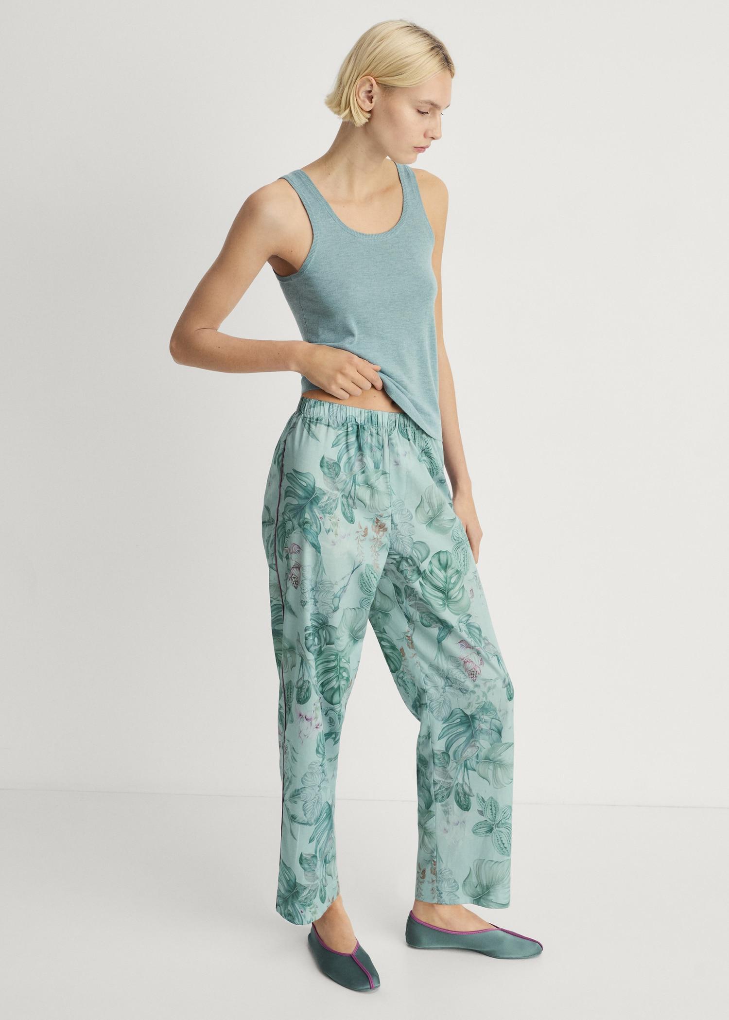 Rib-knit tank top - Women | MANGO USA Product Image