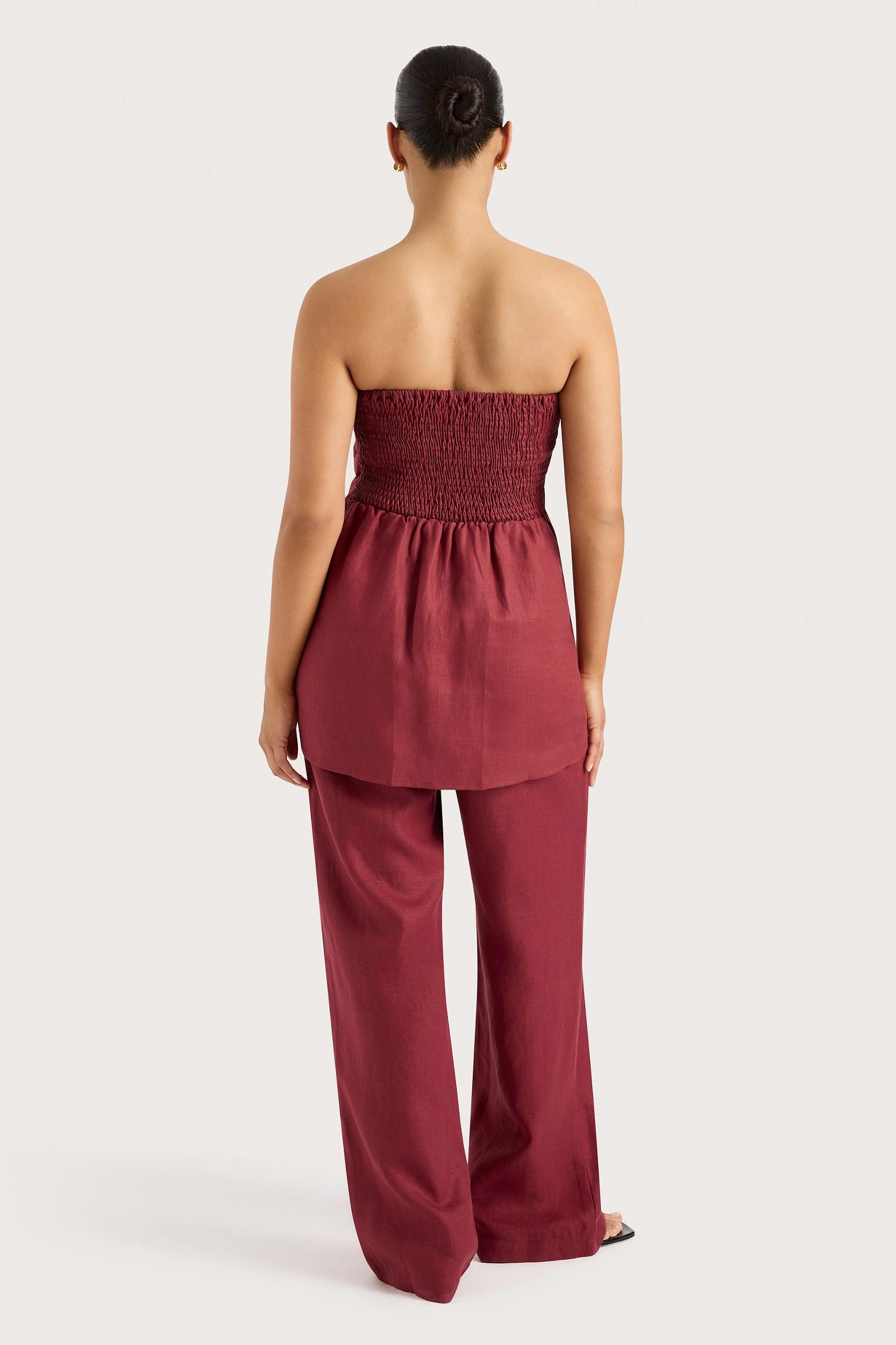 Boe Tunic Top Wine - Final Sale Product Image