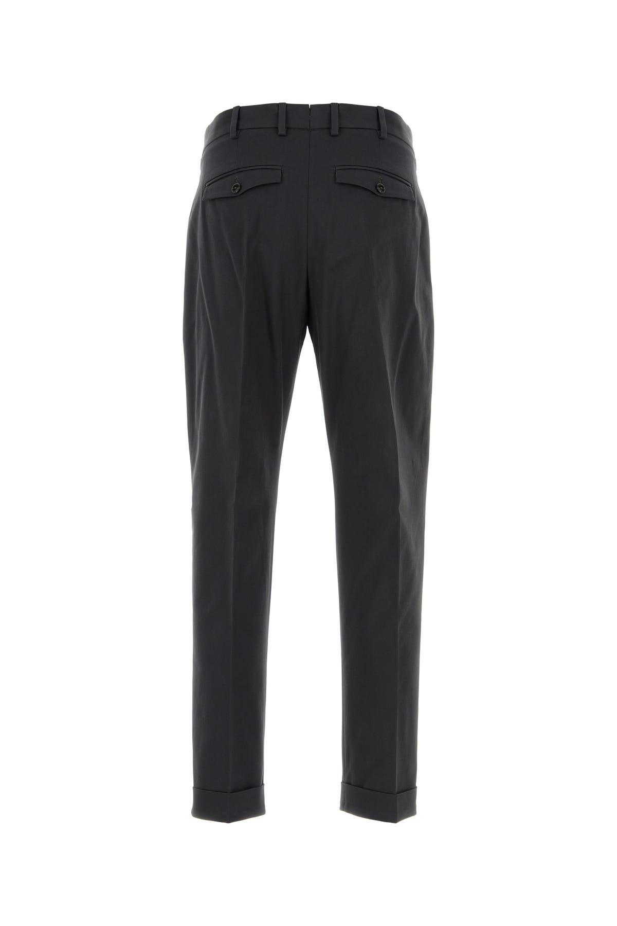 Mens Solid Wool Trousers Product Image