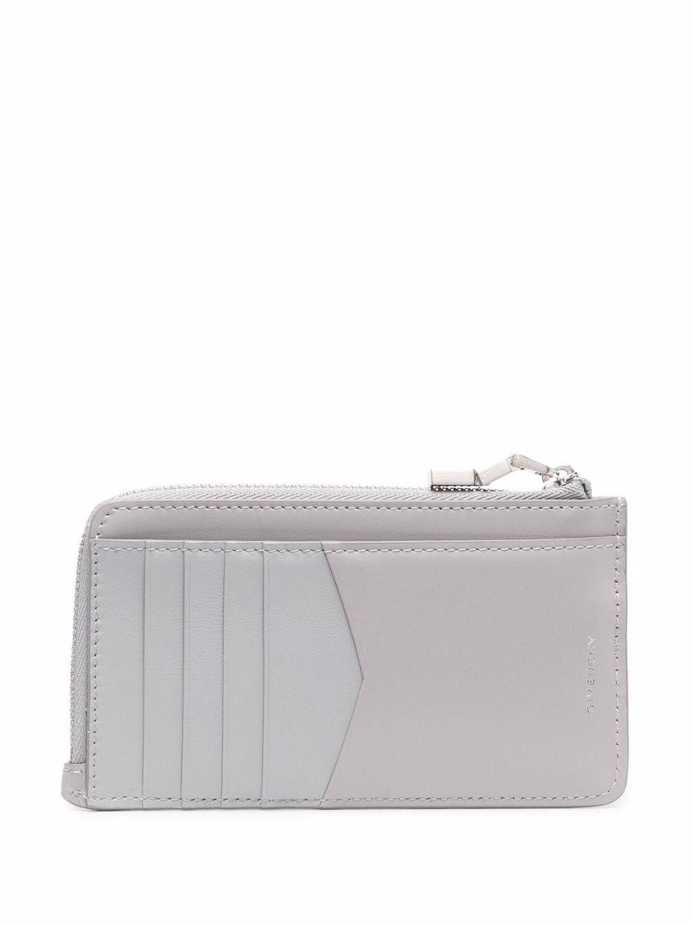 logo-plaque leather purse Product Image