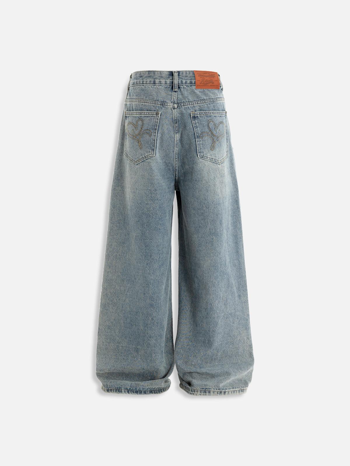 Aelfric Eden Baggy Fringe Jeans Product Image