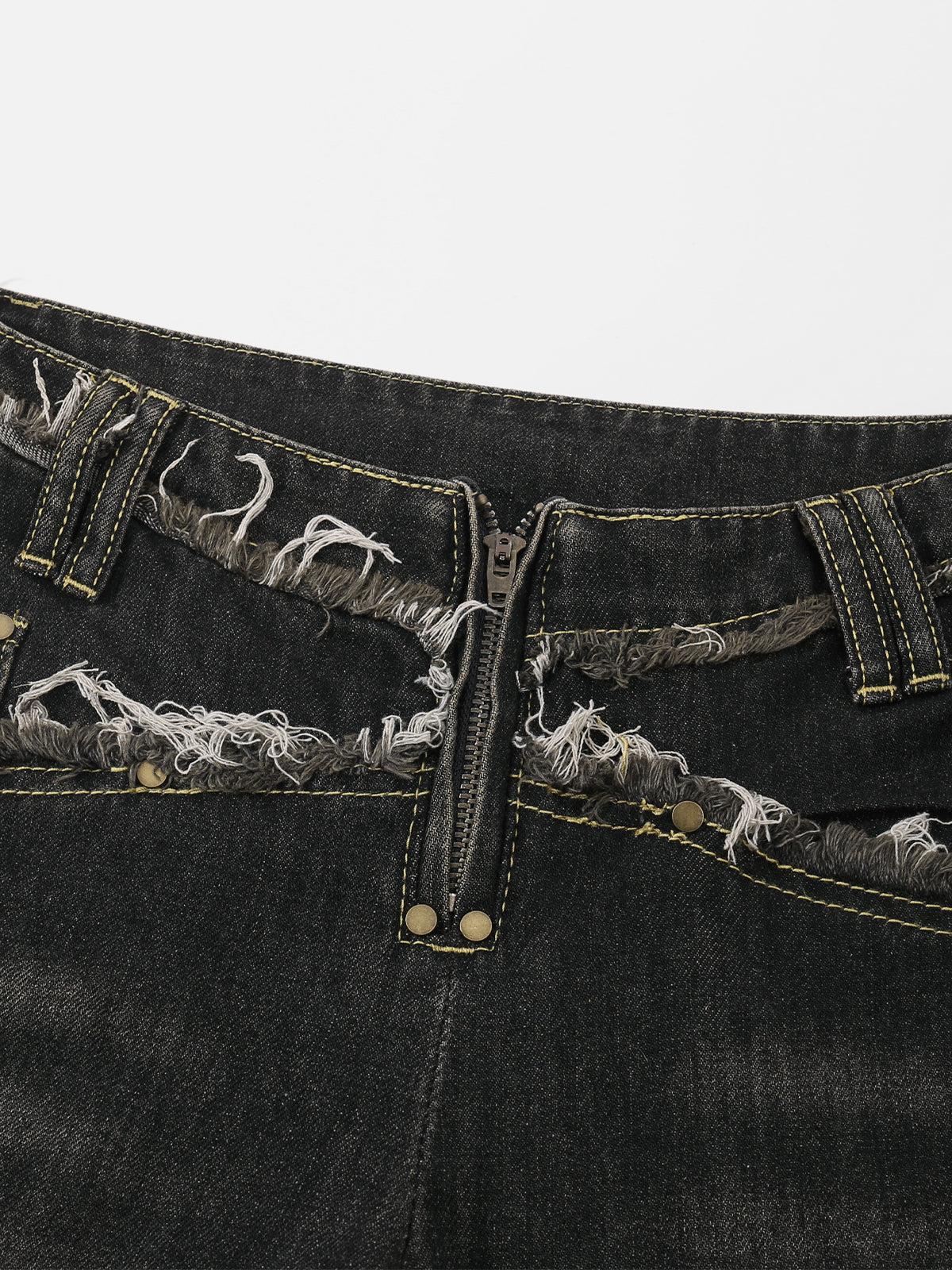 Aelfric Eden Fringe Rivet Flared Jeans Female Product Image