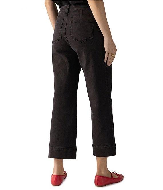 Sanctuary The Marine Comfort Stretch Cropped Wide Leg Jeans Product Image