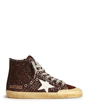Golden Goose Womens Francy Penstar Glitter High Top Sneakers Product Image