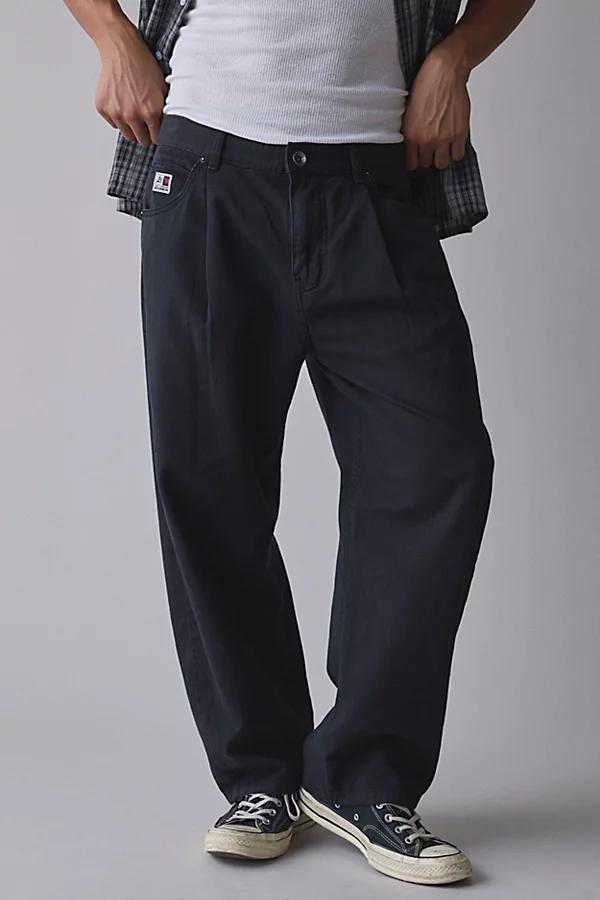 BDG Twill 5-Pocket Pleated Dad Chino Pant Mens at Urban Outfitters Product Image