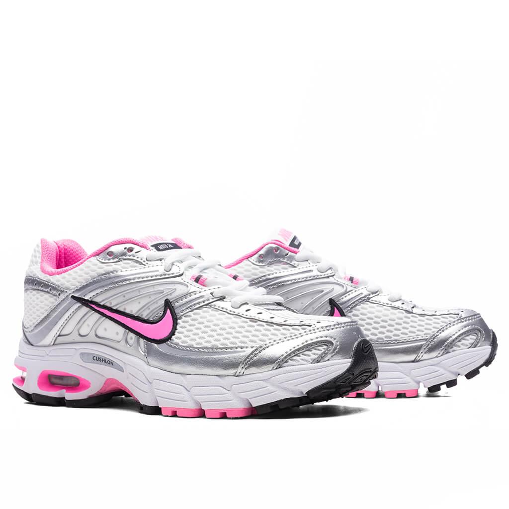 Women's Air Max Moto 2K - White/Pink Spell/Metallic Silver/Black Female Product Image