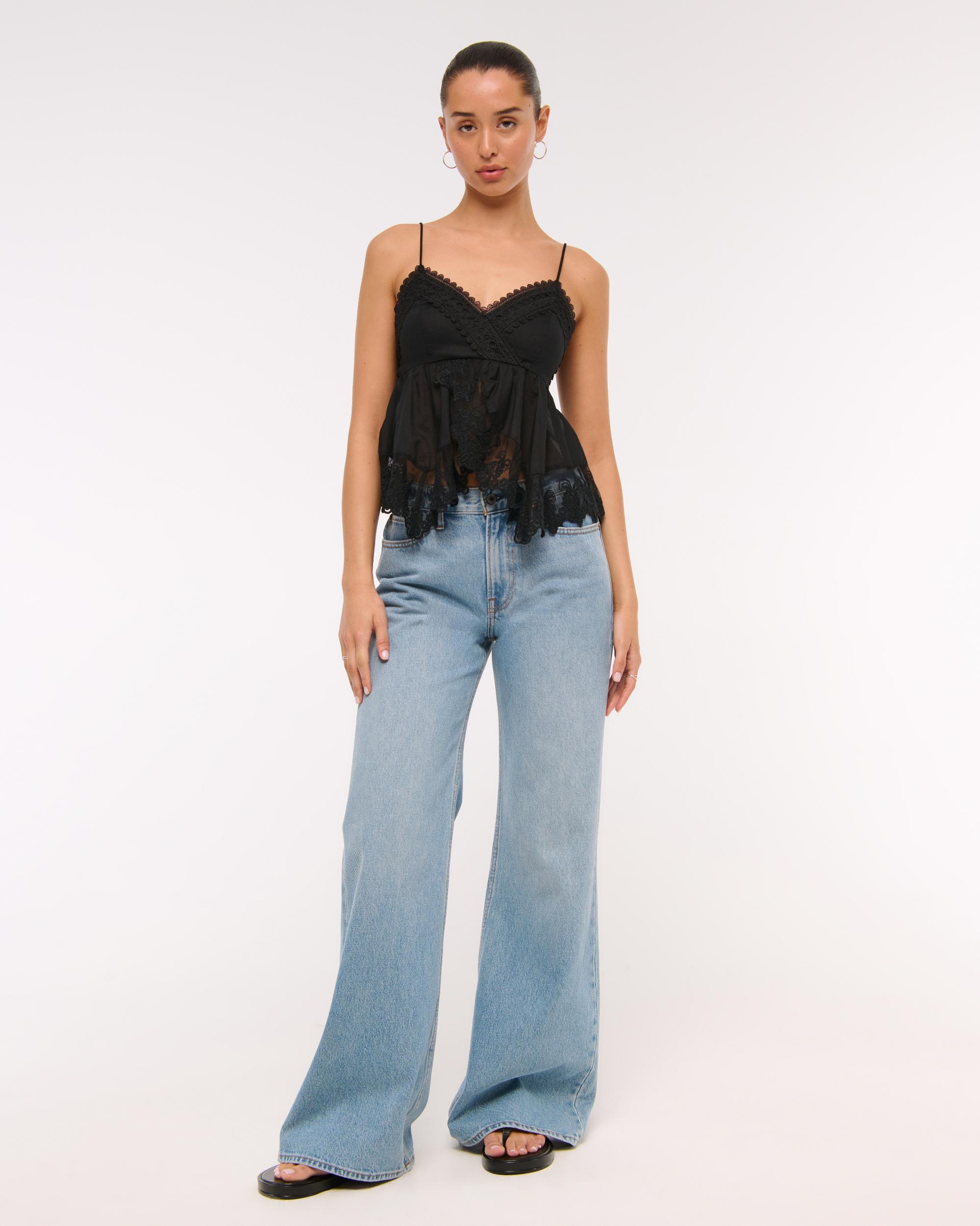 Babydoll Lace-Trim Cami Product Image