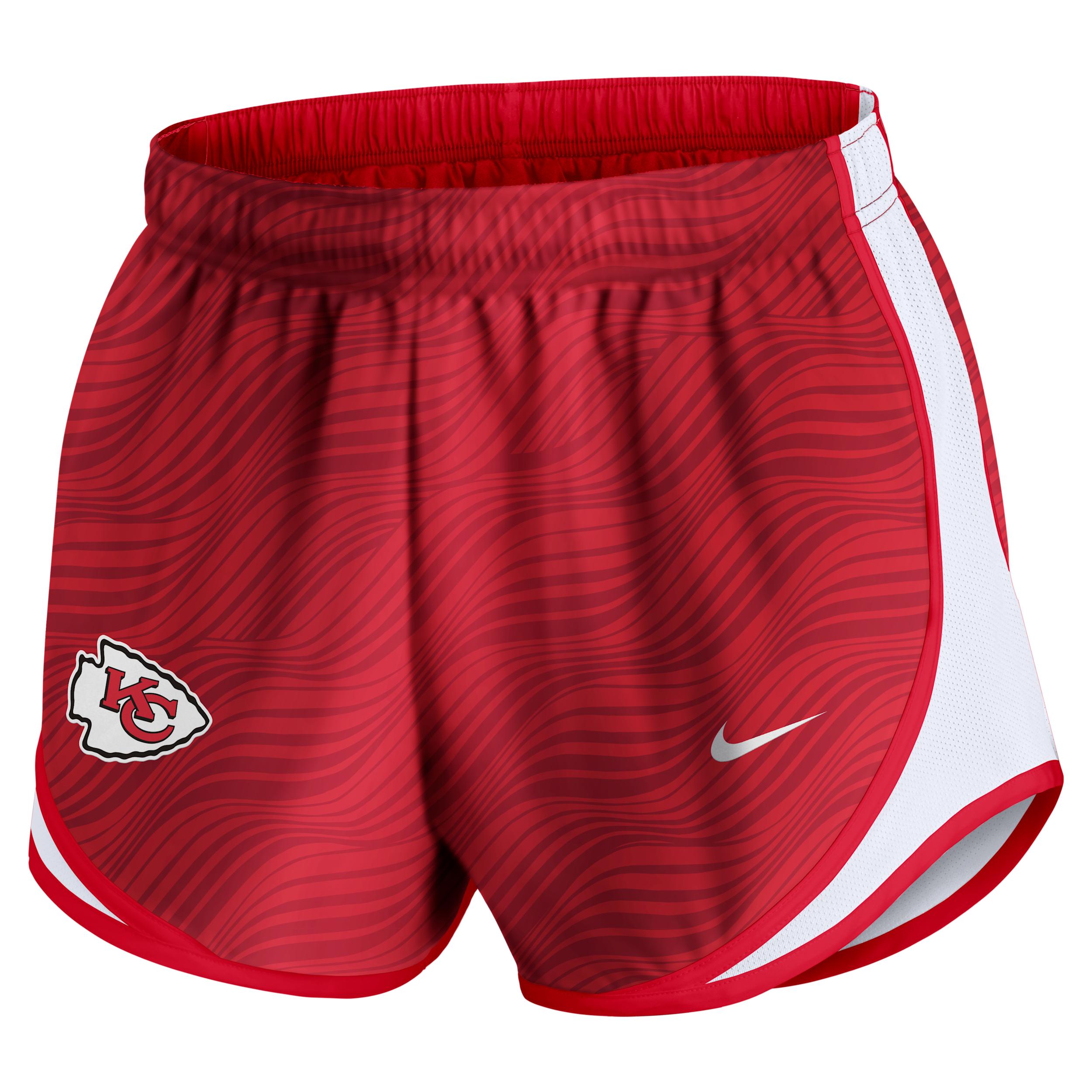 Kansas City Chiefs Tempo Nike Womens Dri-FIT NFL Shorts | 0265090K7G-YU4 Product Image