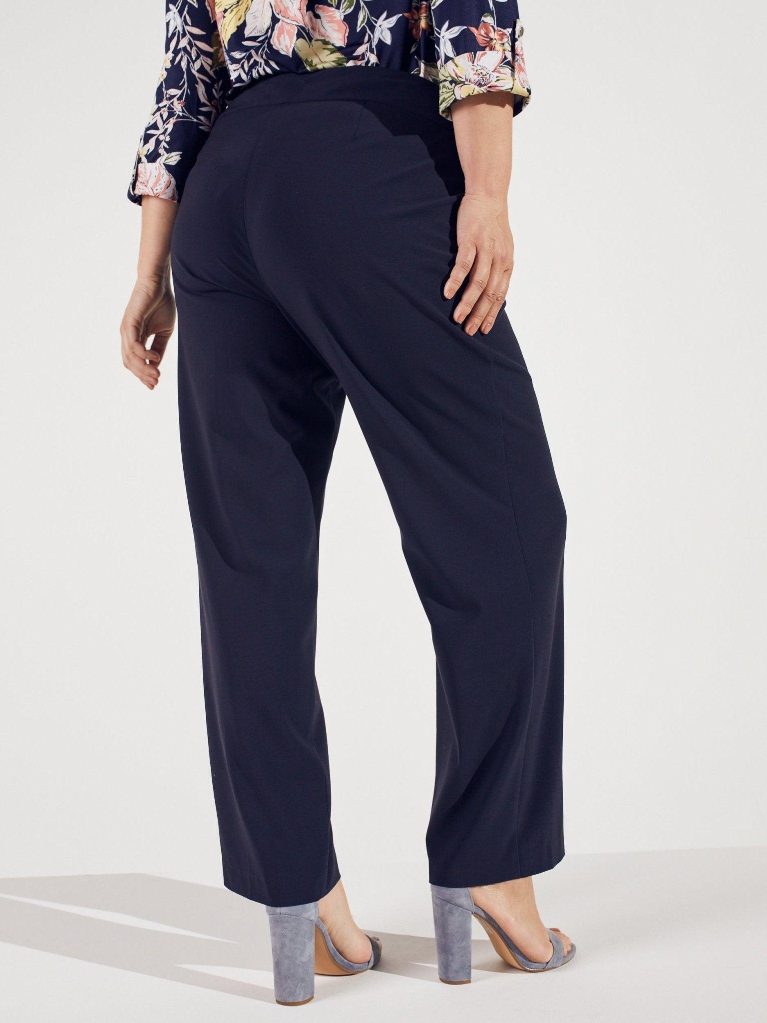 Roz & Ali™ Pull On Tummy Control Pants - Short Length - Plus Product Image